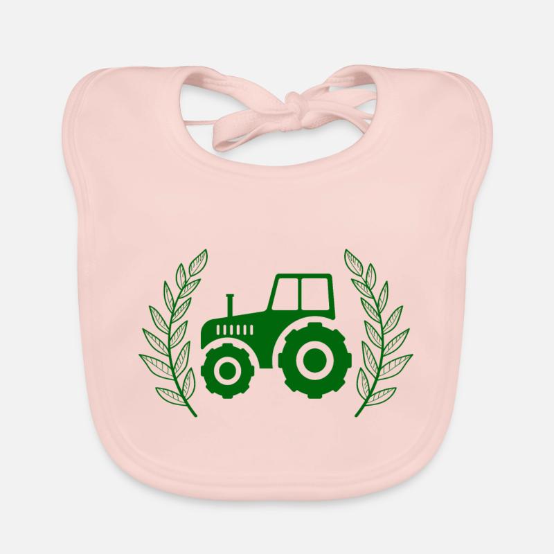 Tractor Organic Baby Bibs