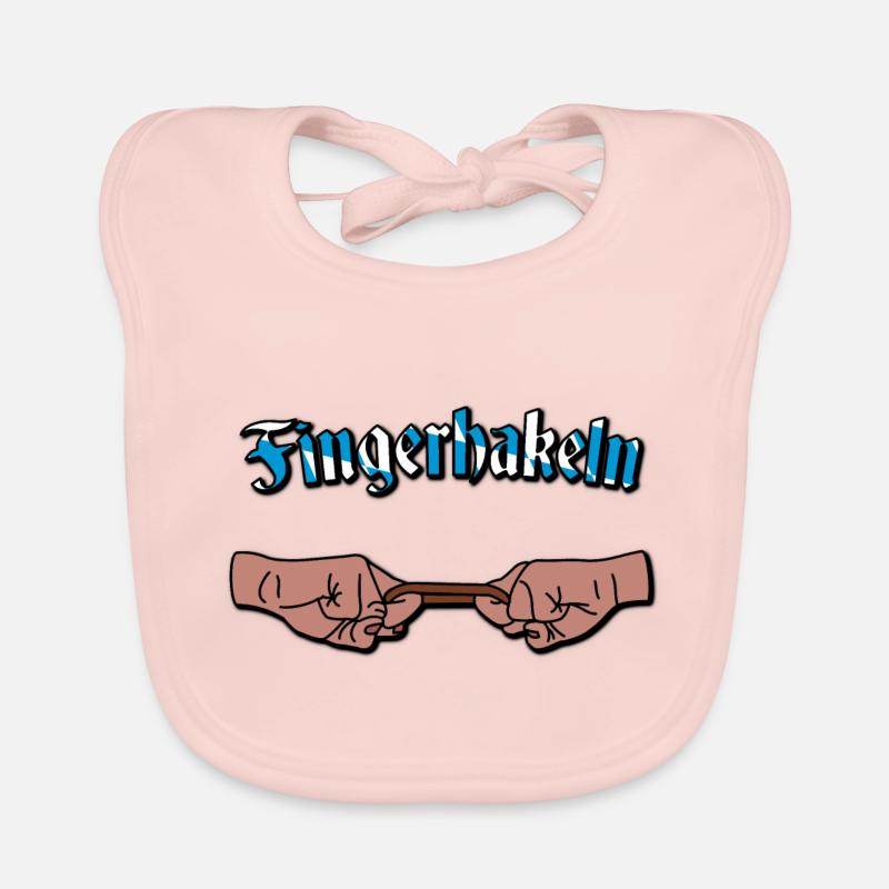 Fingehakeln Baby Bio-Lätzchen