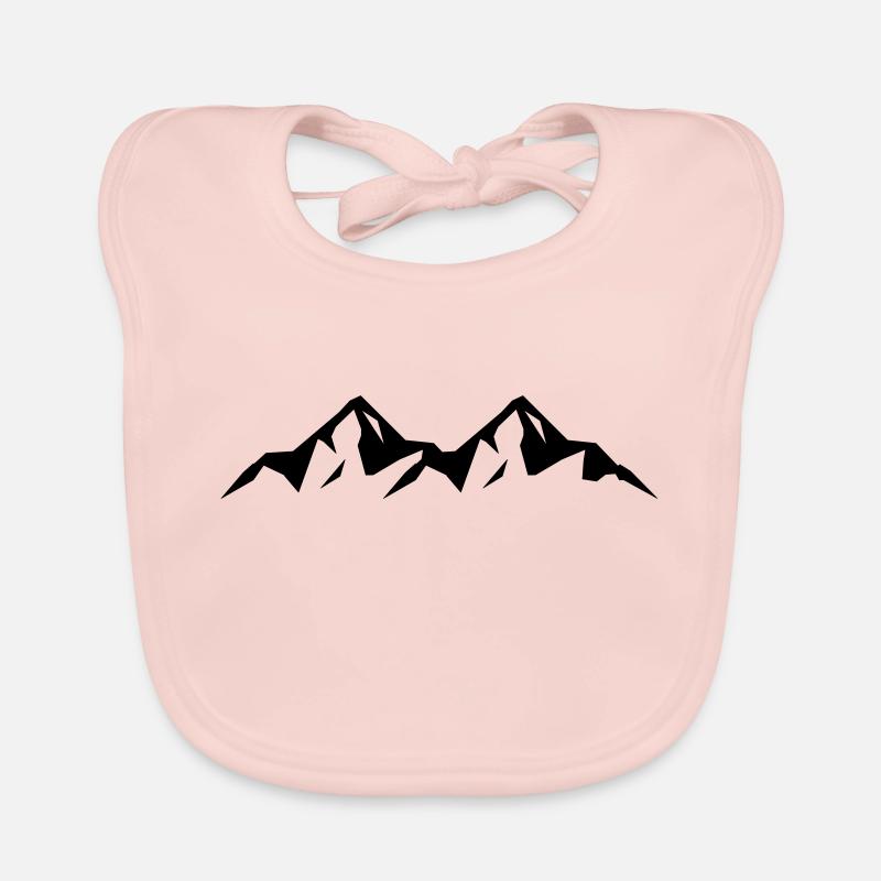 mountains Baby Bio-Lätzchen