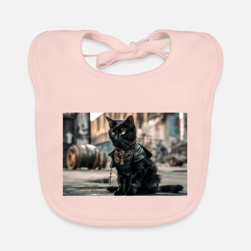 Cat Black 5 Baby Bio-Lätzchen