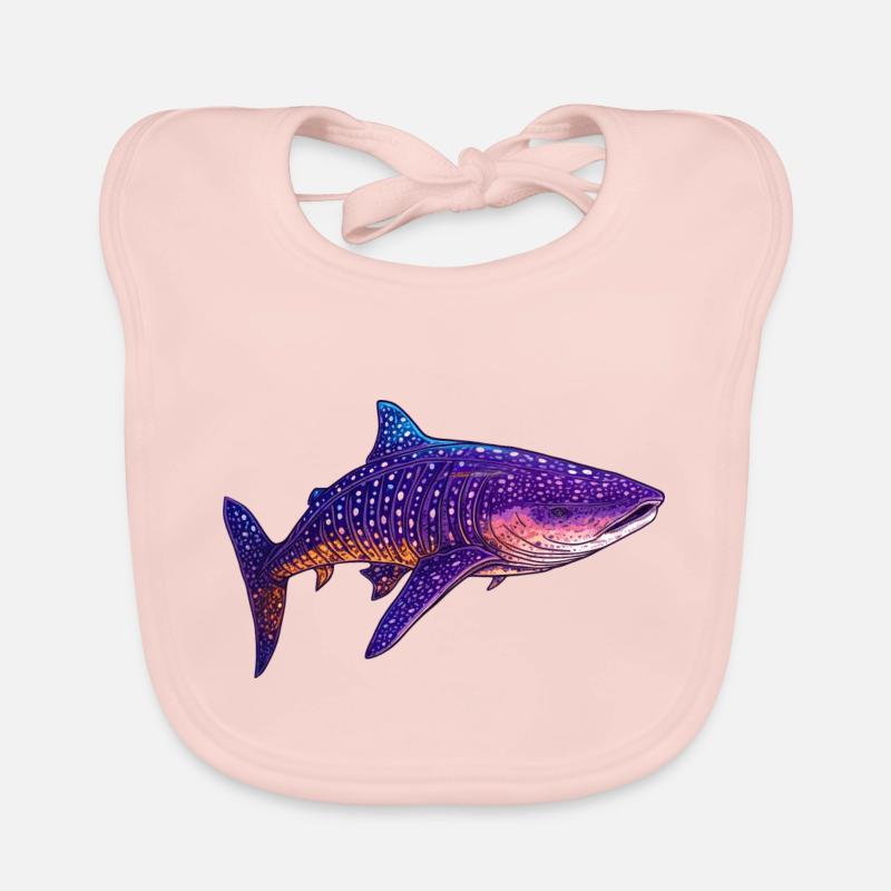 Un géant parmi les poissons : le requin-baleine Bavoir bio Bébé