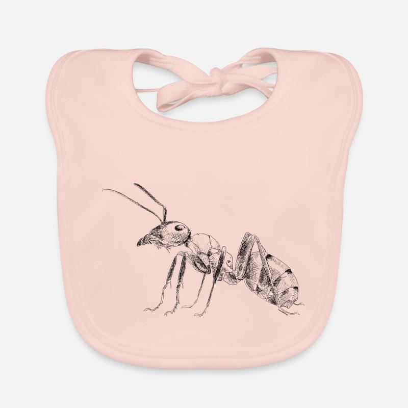 Fourmi Bavoir bio Bébé