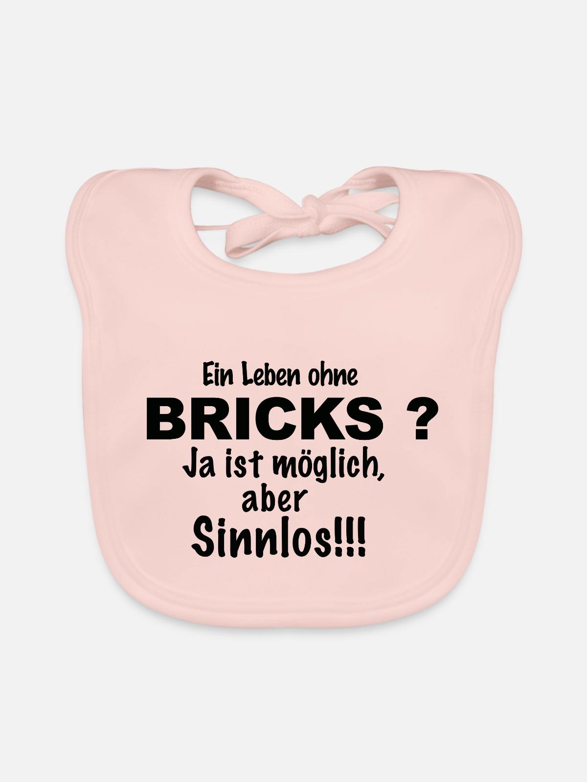 Sinnlos - Baby Bio-Lätzchen - Rose - Vorne