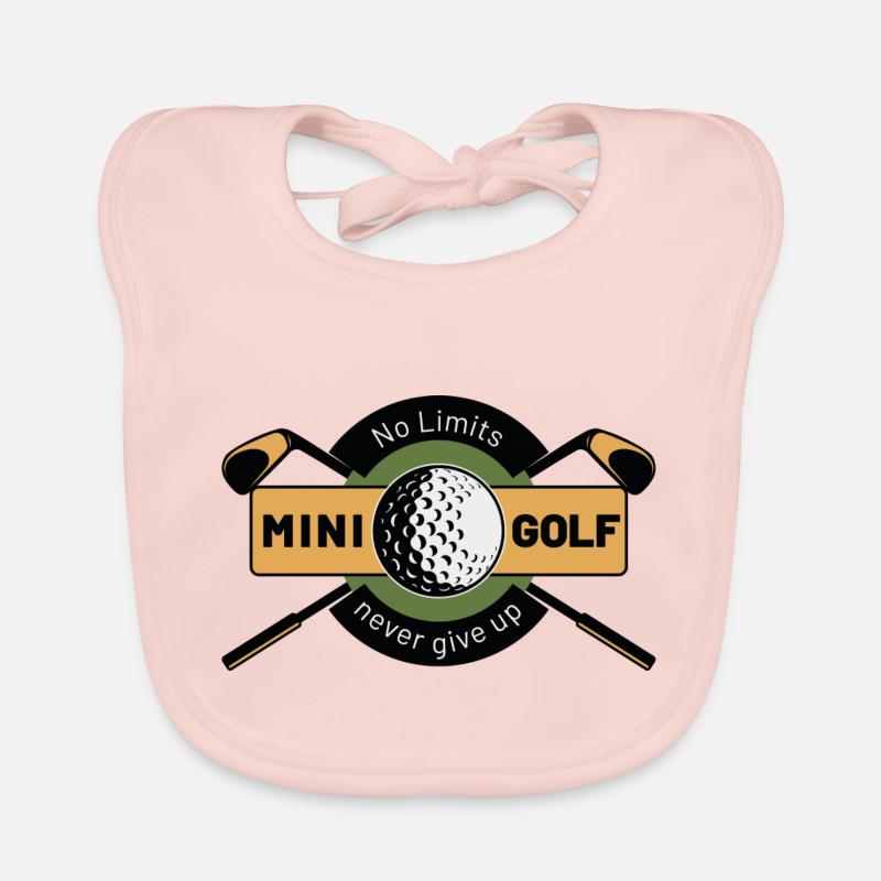 Minigolf no Limits Organic Baby Bibs