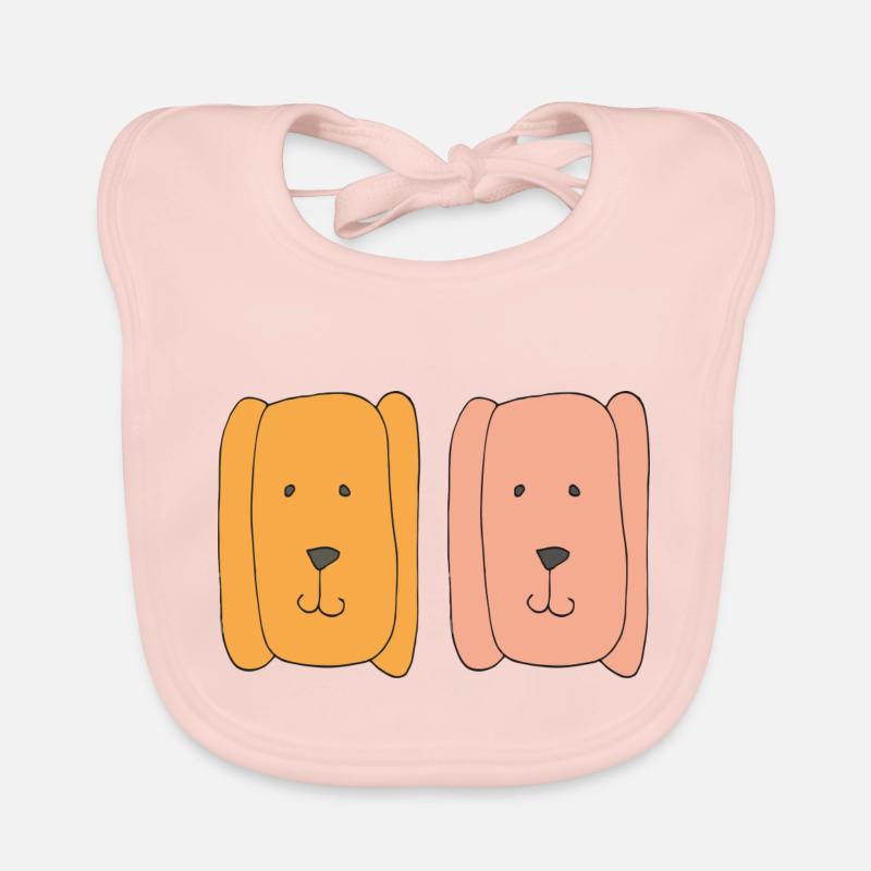 Chiens drôles Bavoir bio Bébé