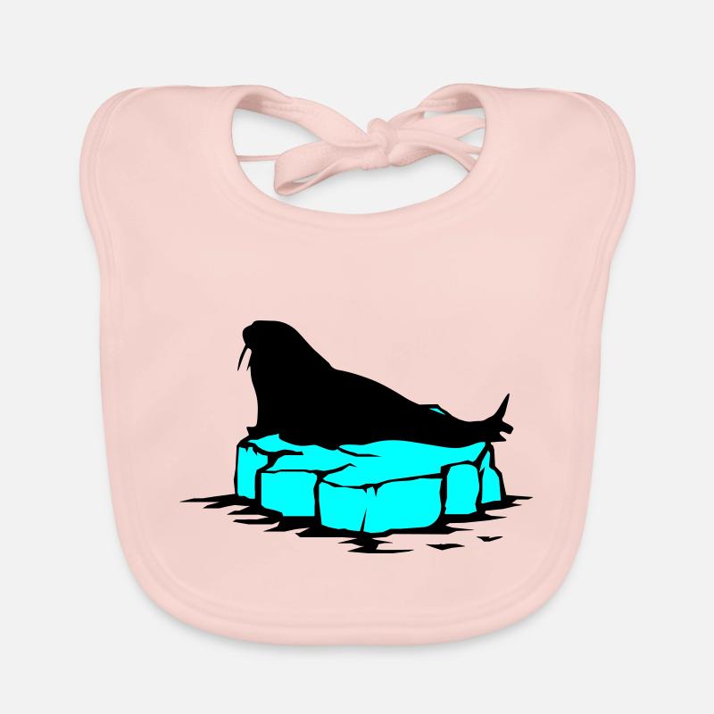 seehund eis Baby Bio-Lätzchen