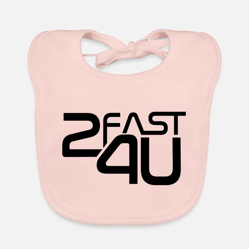 2fast4U Logo Baby Bio-Lätzchen