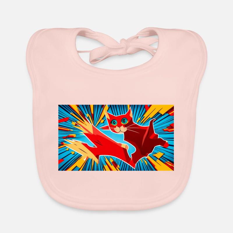 Flash Cat Baby Bio-Lätzchen