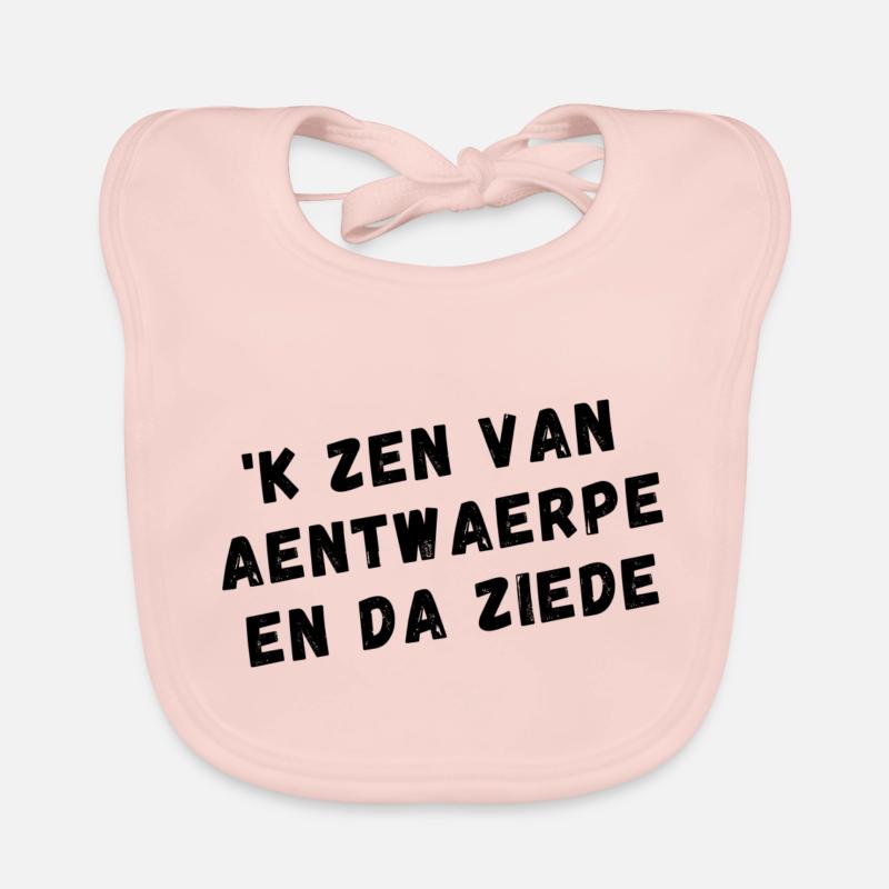 Antwerpener Dialekt-Hemden Baby Bio-Lätzchen