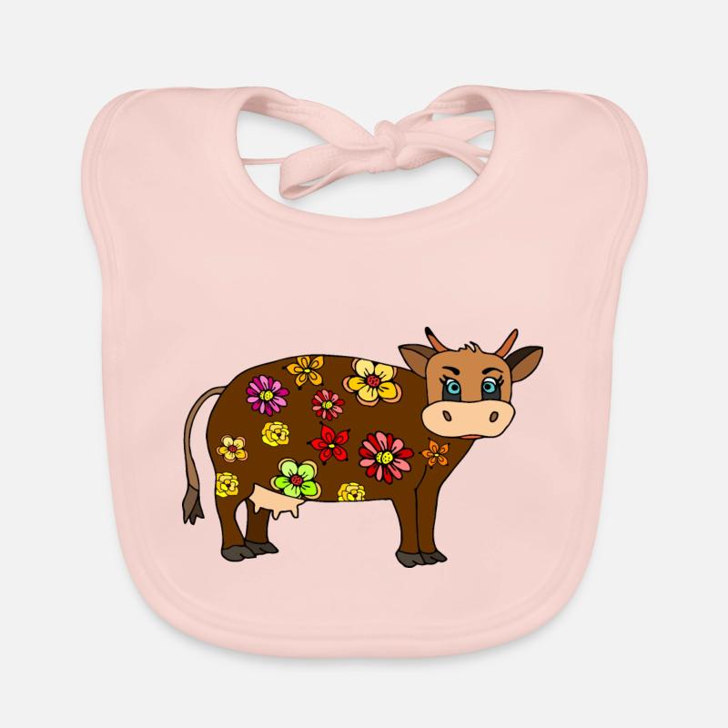 Vache Bavoir bio Bébé
