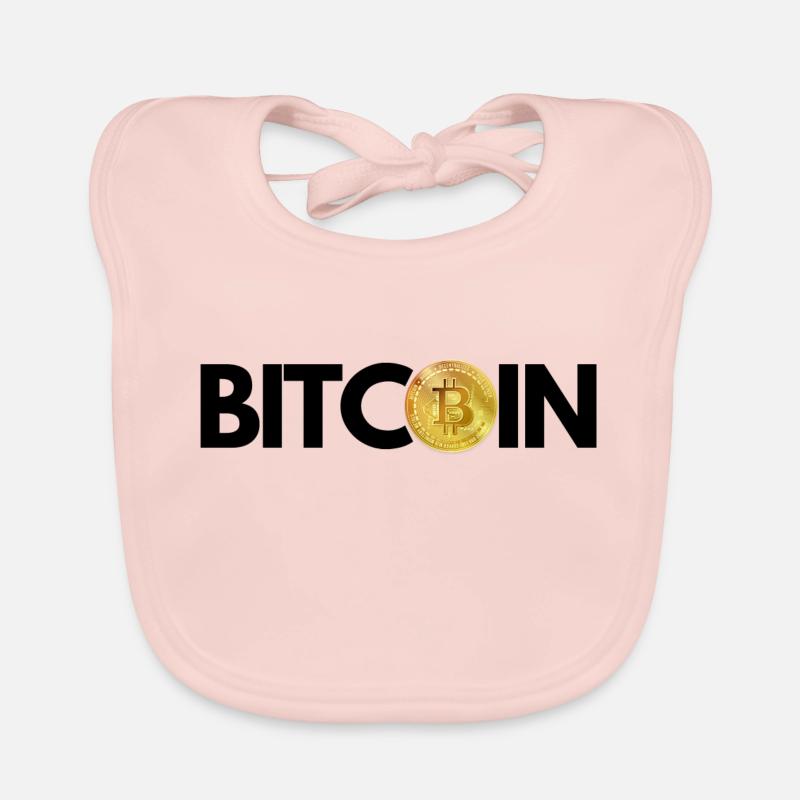 Krypto BITCOIN 3 Baby Bio-Lätzchen