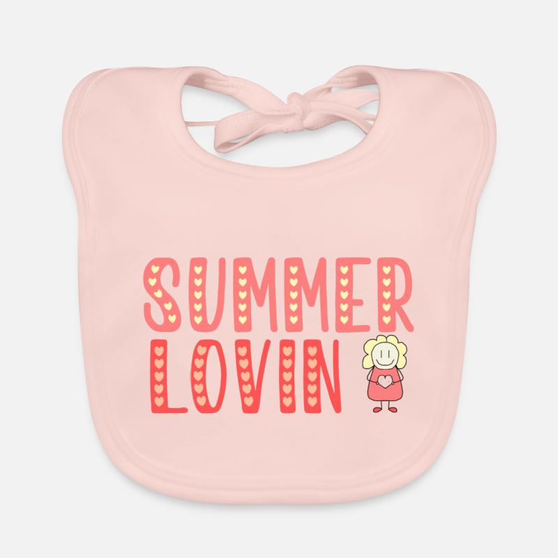L’amour de l’été Bavoir bio Bébé