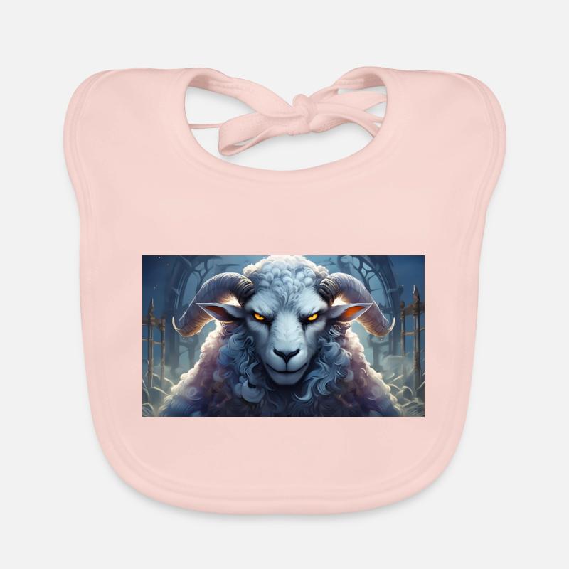 Animaux mignons - moutons Bavoir bio Bébé