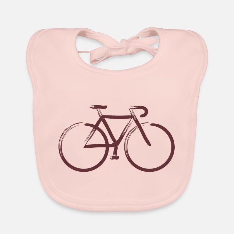 Garnet strokes Organic Baby Bibs