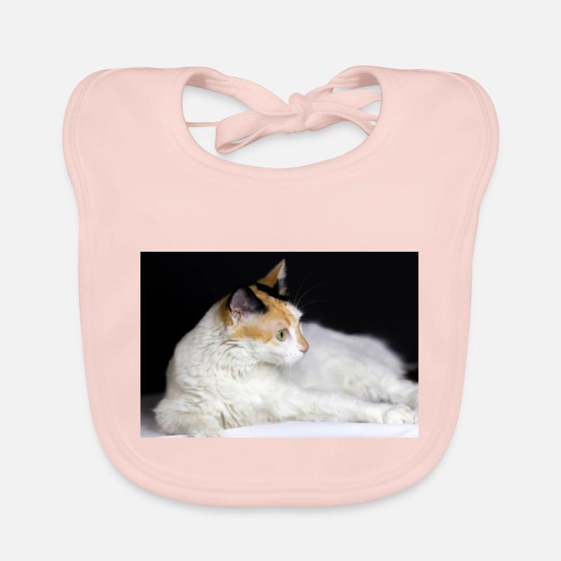 le chat Bavoir bio Bébé