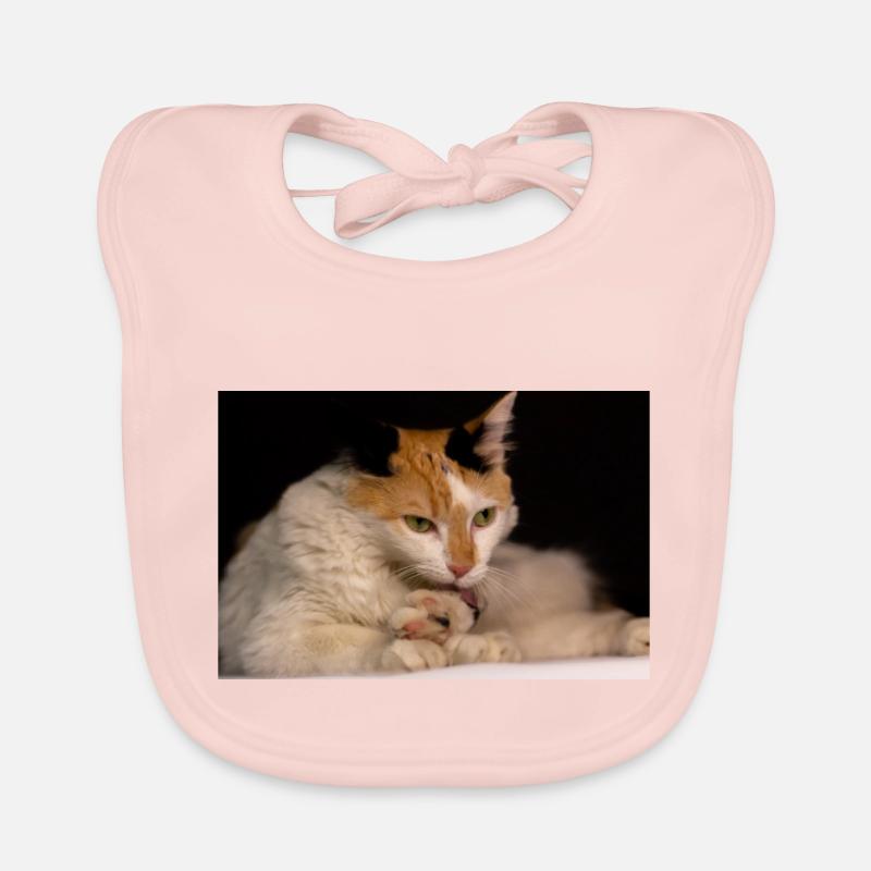 le chat Bavoir bio Bébé