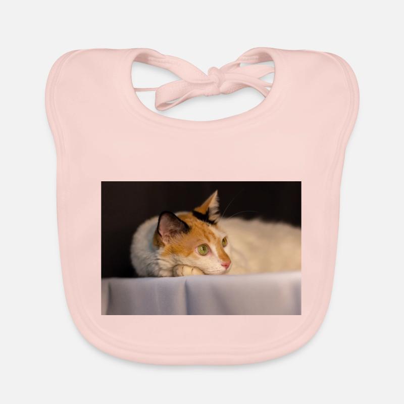 le chat Bavoir bio Bébé