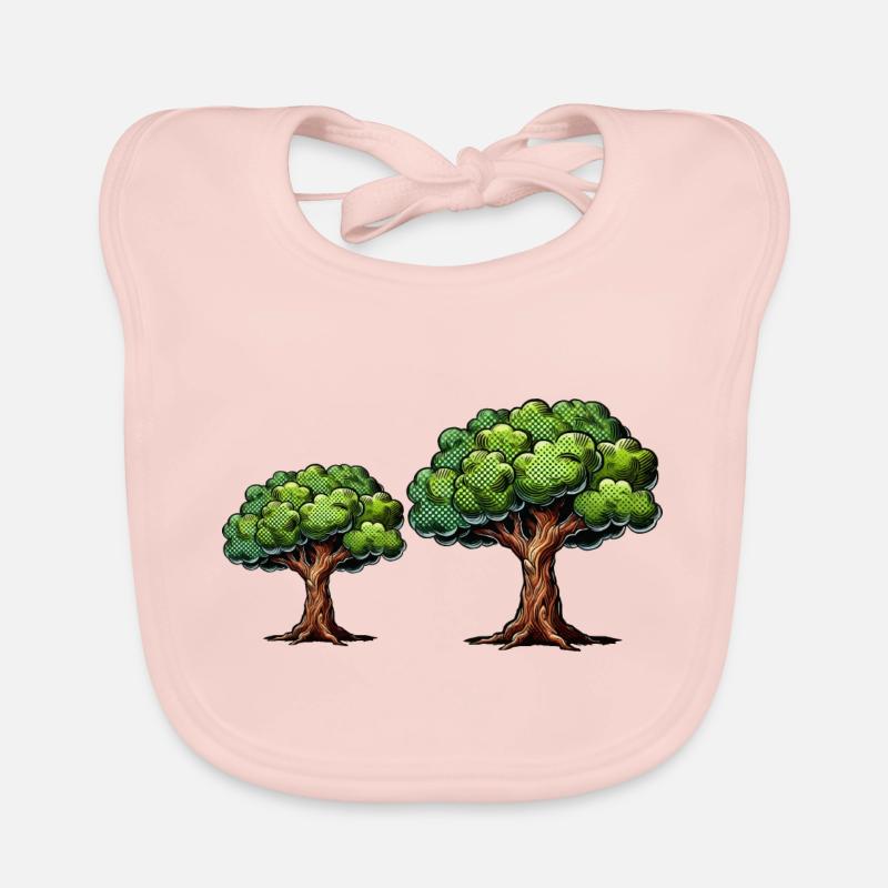 Trees Tree Nature Organic Baby Bibs