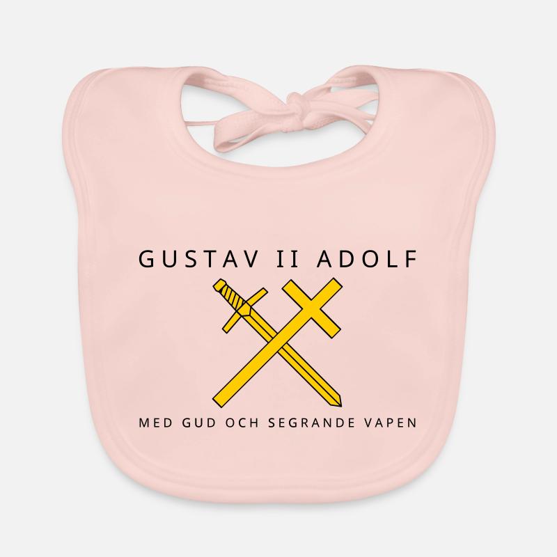 Gustav II Adolf Organic Baby Bibs