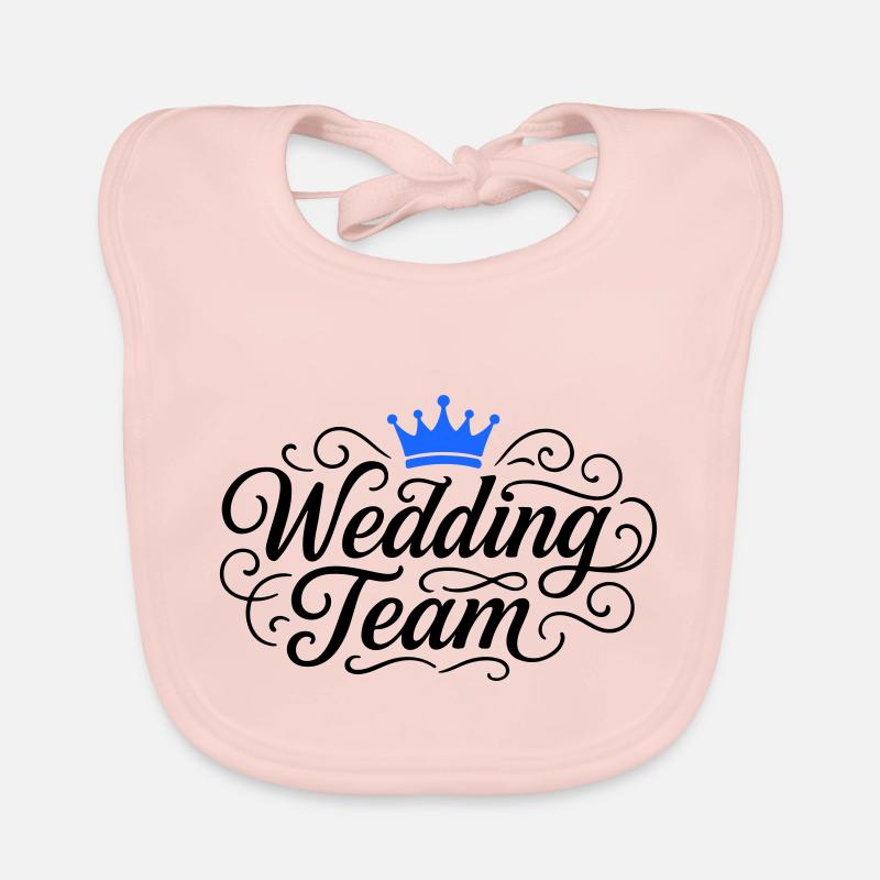 Wedding Team Hochzeit Baby Bio-Lätzchen