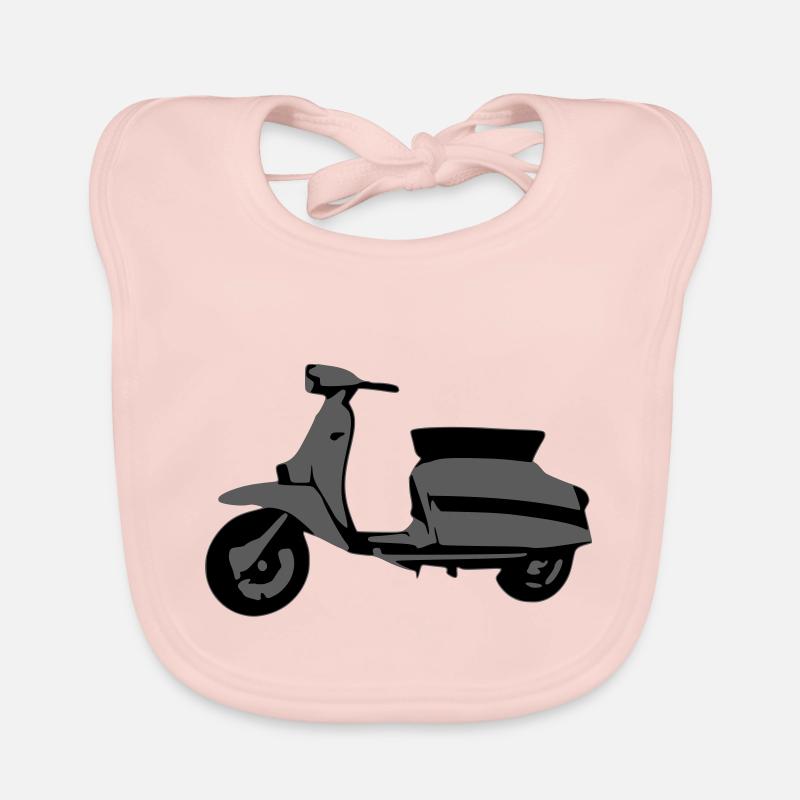 Motorroller Roller Blechroller Baby Bio-Lätzchen