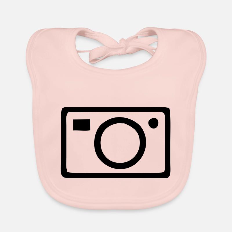 Camera Organic Baby Bibs