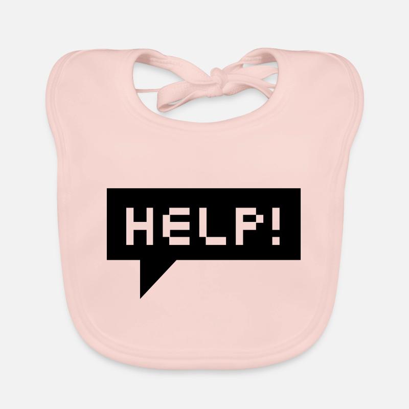 help bubble (b, 1c) Organic Baby Bibs