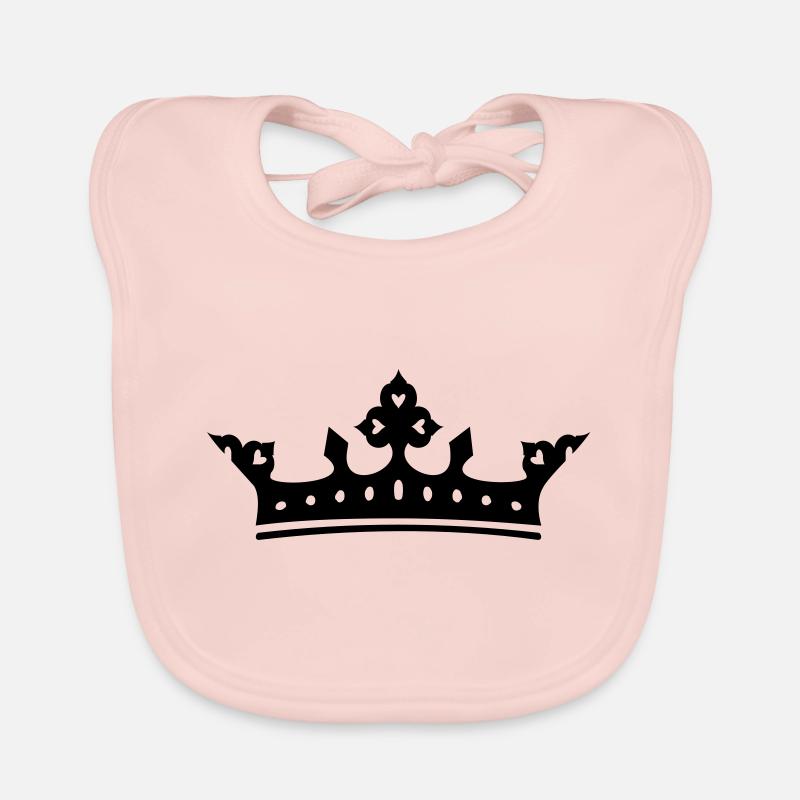 couronne / crown (1c) Bavoir bio Bébé