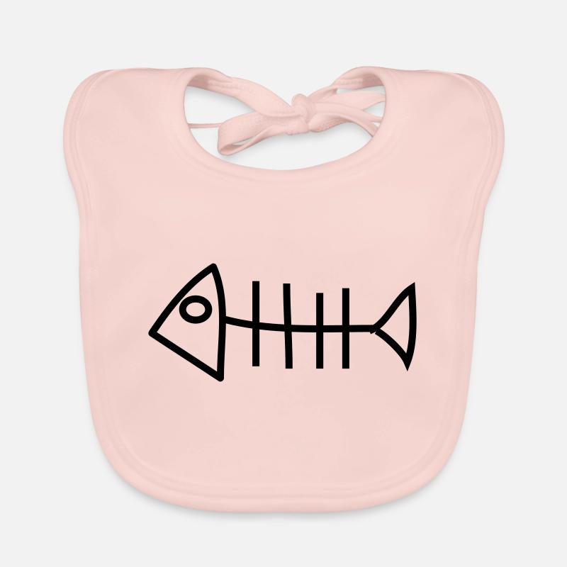 fischgraete Baby Bio-Lätzchen