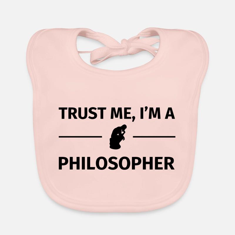 Trust me I'm a Philosopher Organic Baby Bibs