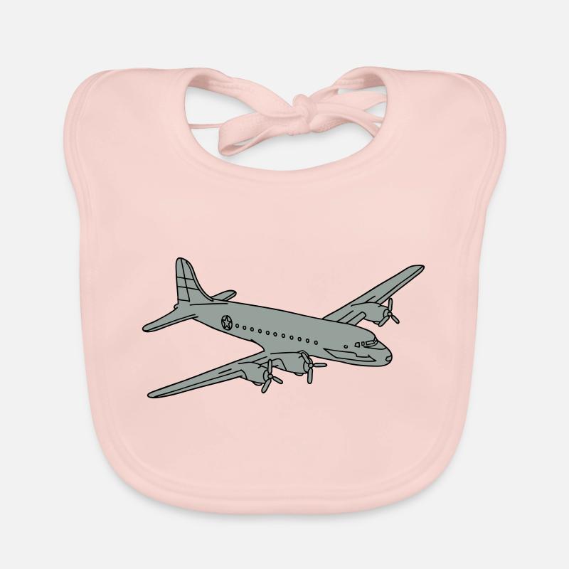 Avion 2 Bavoir bio Bébé
