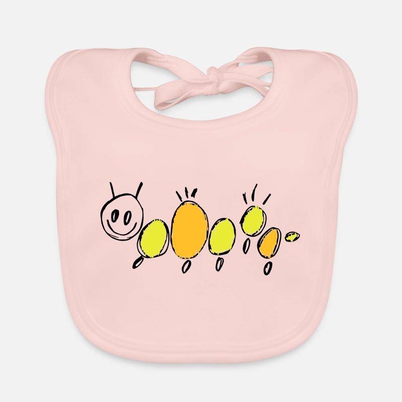 Raupe Baby Bio-Lätzchen