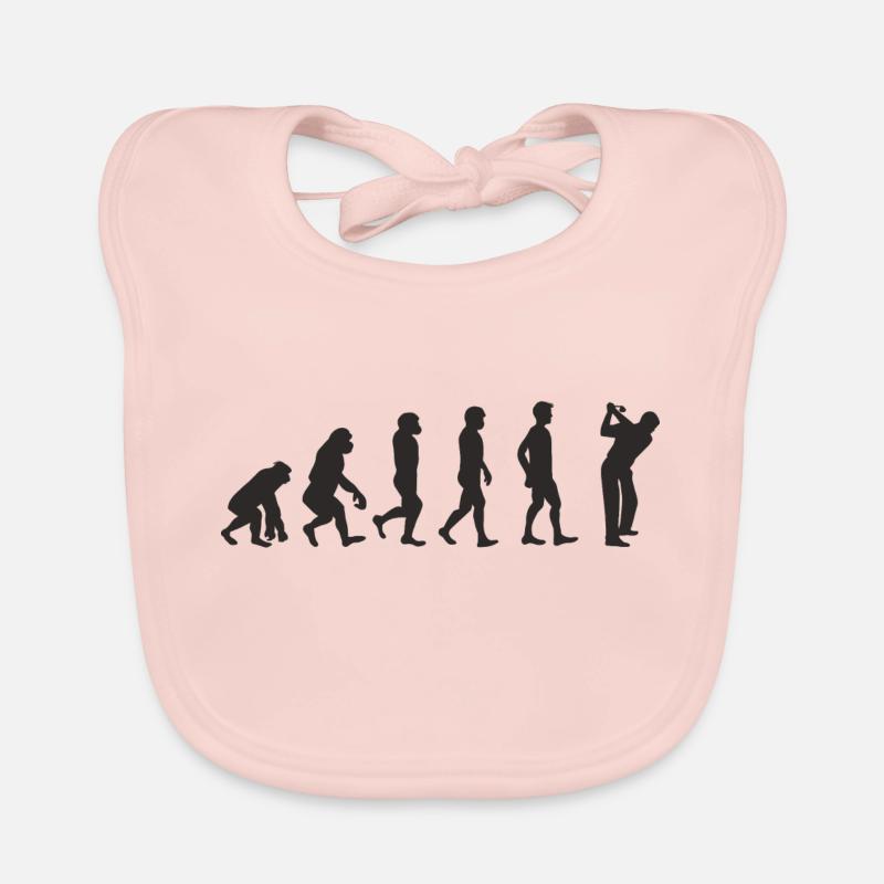 Evolution Golf - Baby Bio-Lätzchen - Rose