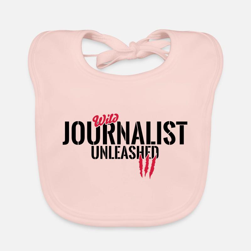 Journaliste sauvage déchaîné Bavoir bio Bébé