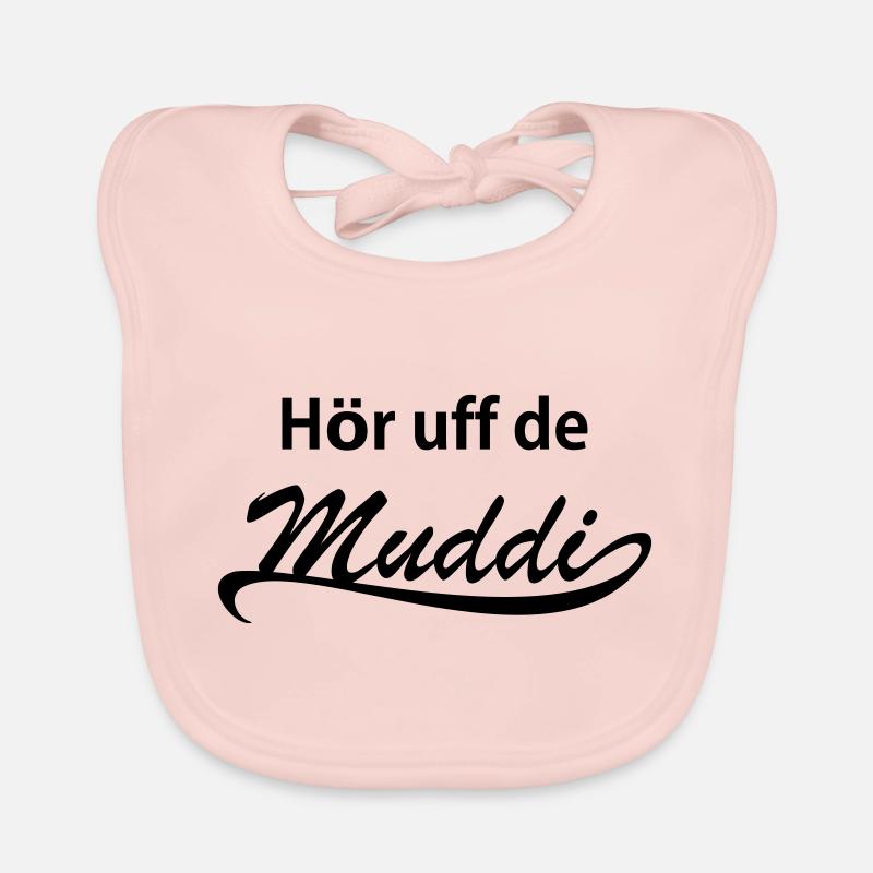 Hör uff de Muddi! - Baby Bio-Lätzchen - Rose