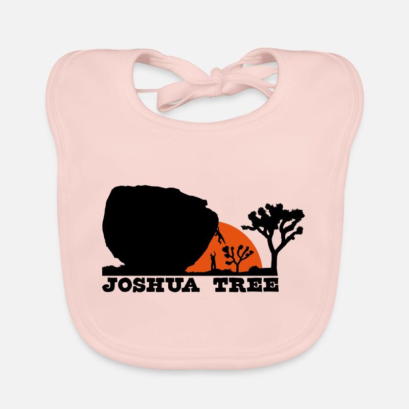Joshua Tree - Baby Bio-Lätzchen - Rose