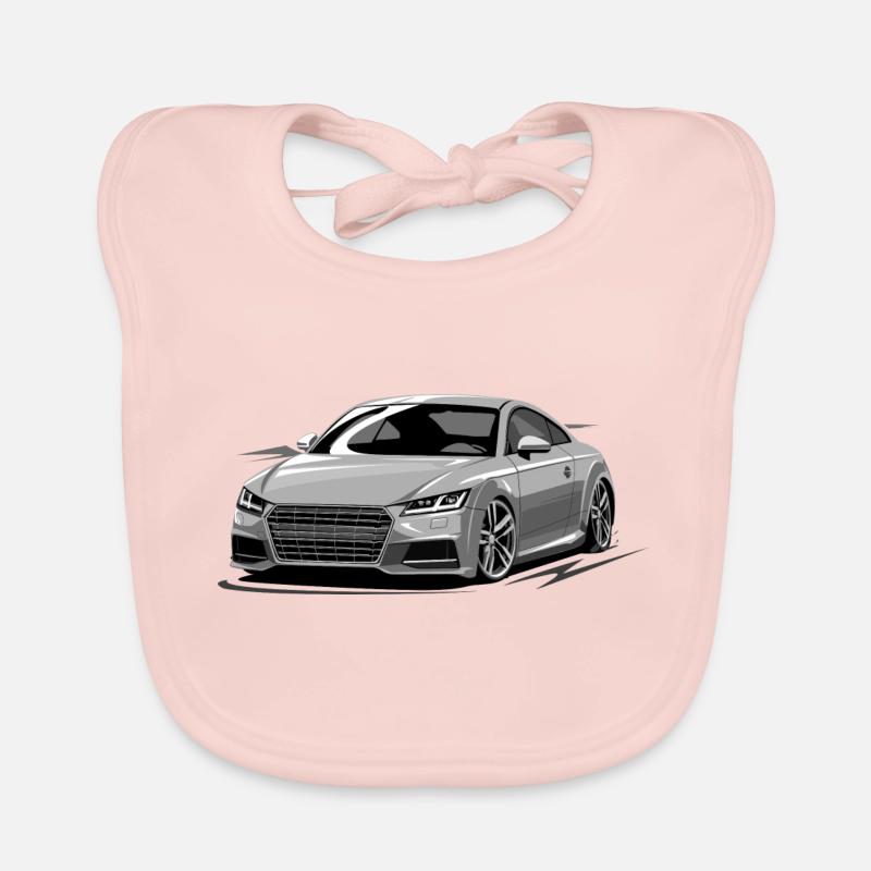 TT RS tuning coupe - Baby Bio-Lätzchen - Rose