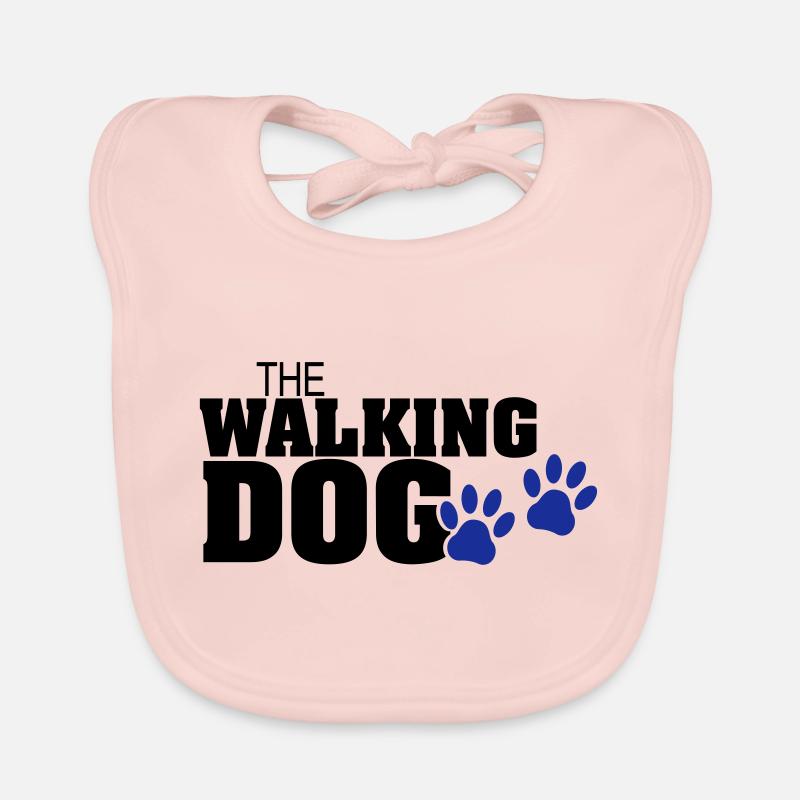 The Walking Dog empreinte de patte Bavoir bio Bébé