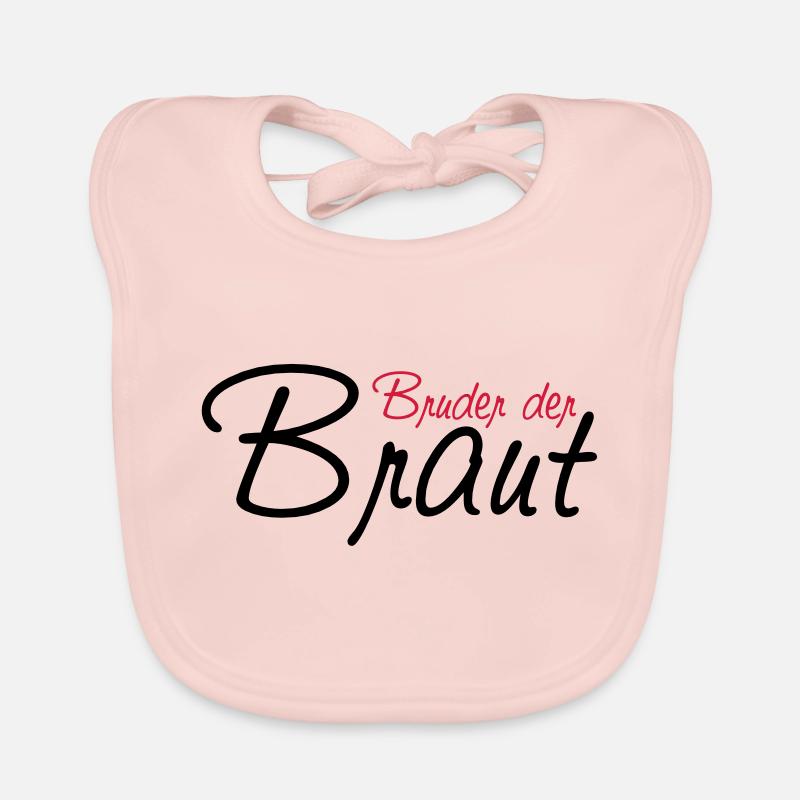 bruder_der_braut - Bavoir bio Bébé - rose