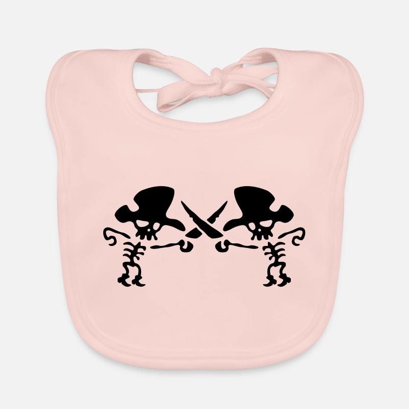 Pirate avec sabres croisés / Pirates avec Bavoir bio Bébé