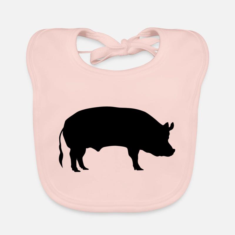 Schwein / Sau Baby Bio-Lätzchen
