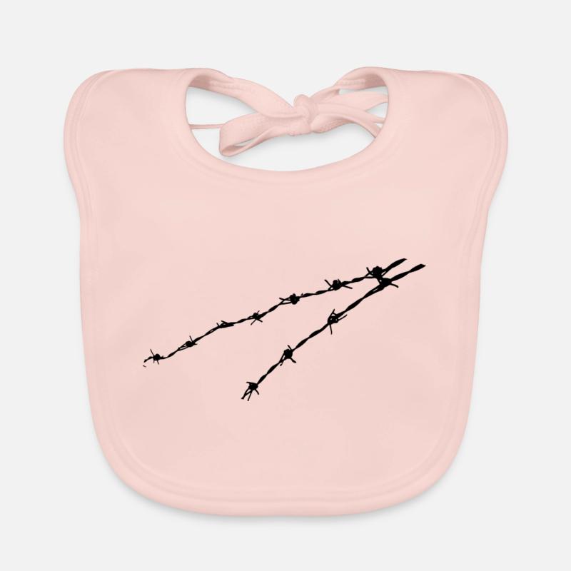 Stacheldraht Baby Bio-Lätzchen