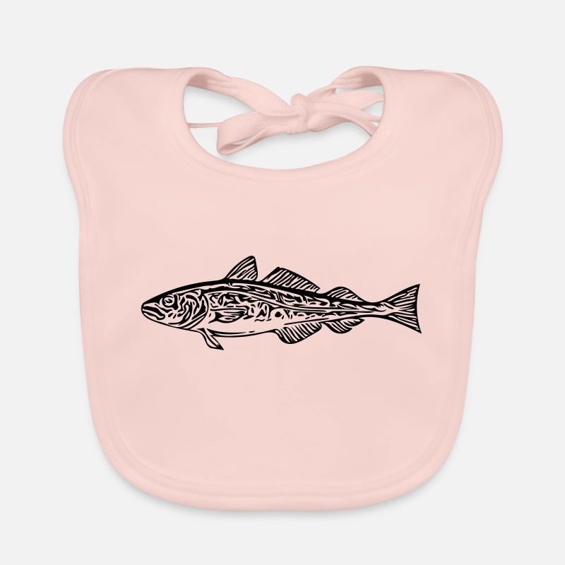 cod Organic Baby Bibs