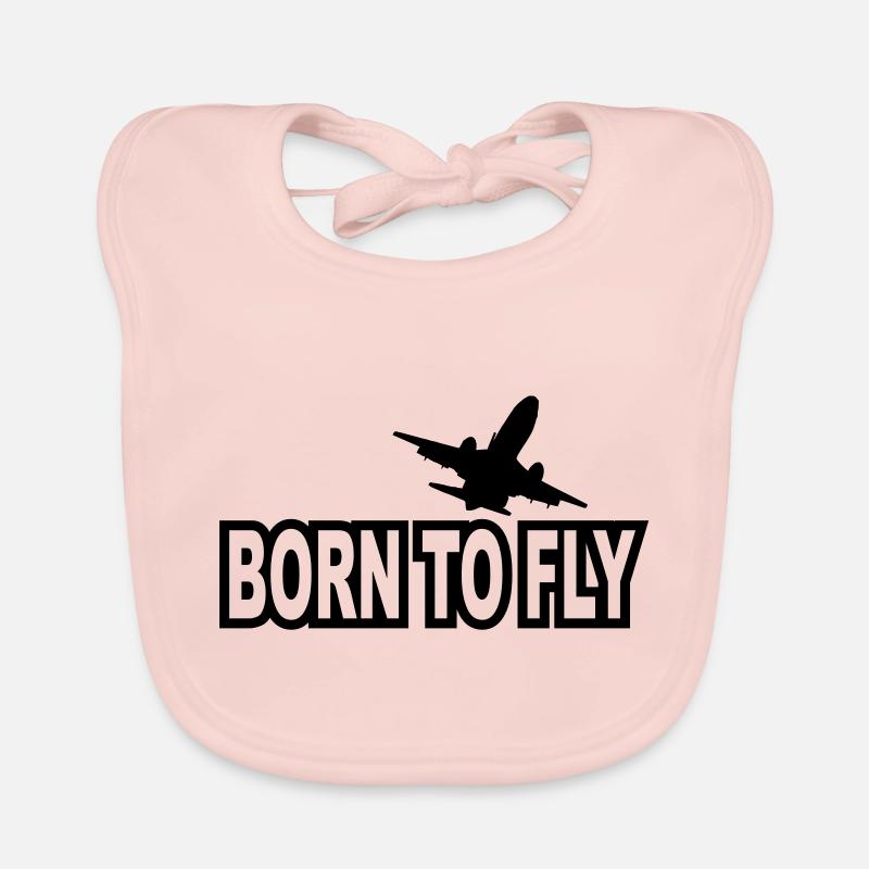 né pour voler Bavoir bio Bébé