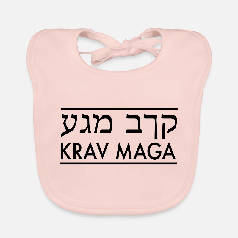 Krav Maga - Baby Bio-Lätzchen - Rose
