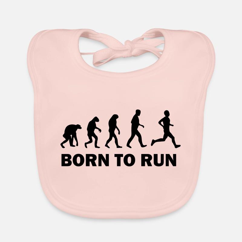 born to run Bavoir bio Bébé