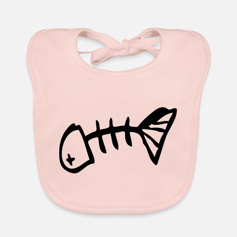 Fischgrätmuster Baby Bio-Lätzchen