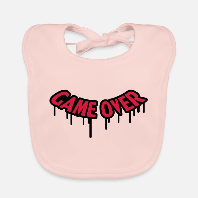 Game Over Graffiti Bavoir bio Bébé