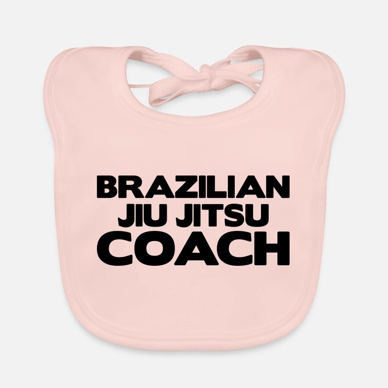 brazilian jiu jitsu bjj coach Organic Baby Bibs