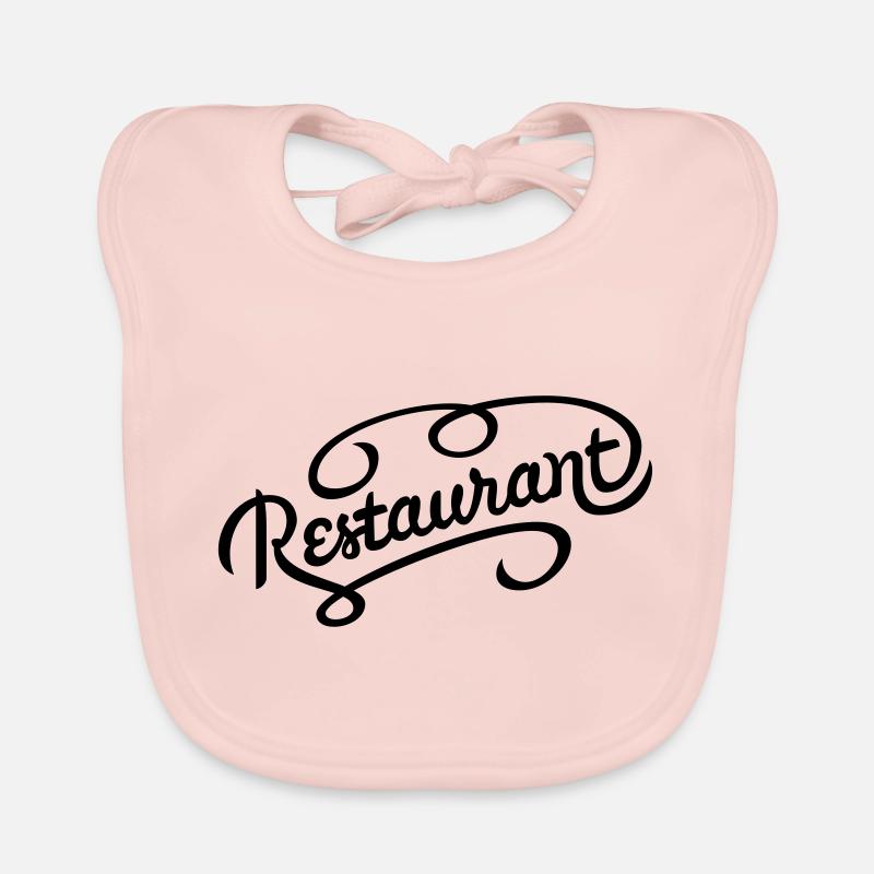 restaurant - Baby Bio-Lätzchen - Rose